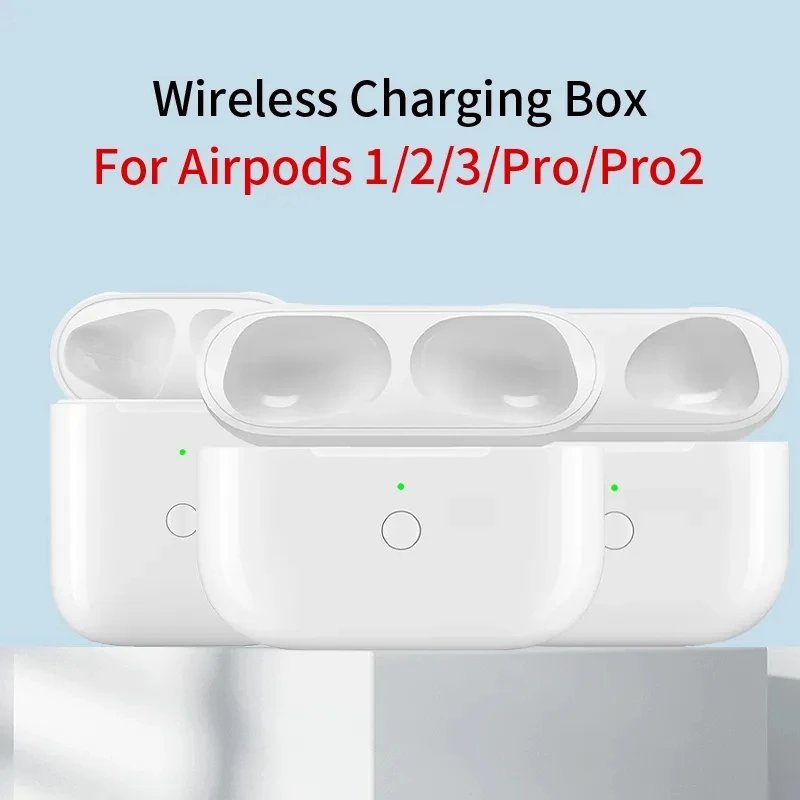 Замяна на безжични Bluetooth слушалки за зареждане на кутии за AirPods Pro 1/2/3 680mAh iOS батерия капацитет зарядно дело аксесоари