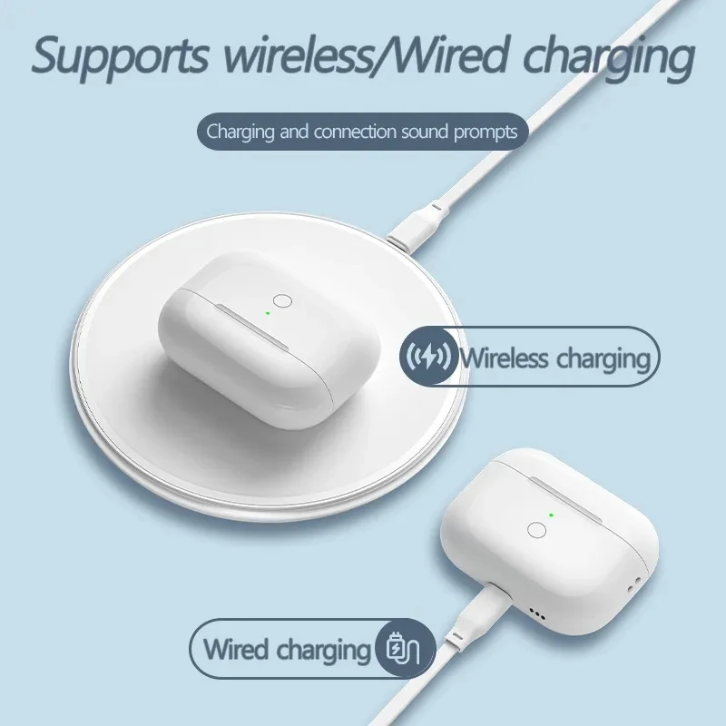 Замяна на безжични Bluetooth слушалки за зареждане на кутии за AirPods Pro 1/2/3 680mAh iOS батерия капацитет зарядно дело аксесоари