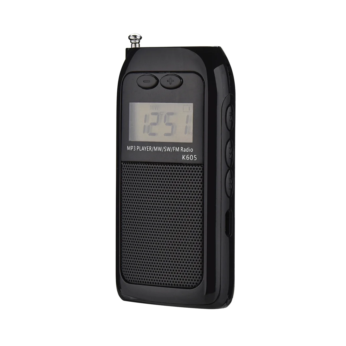  Преносимо джобно цифрово радио многофункционално FM MW SW пълнолентово радио с 1.18in LCD цифров дисплей