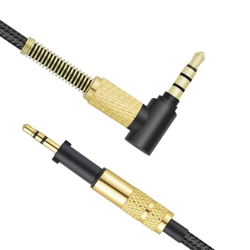 Качествена подмяна 2.5mm до 3.5mm кабел за K450 / 451 / 450 / 480 Q460 слушалки Засилено качество на звука Предаване Dropship