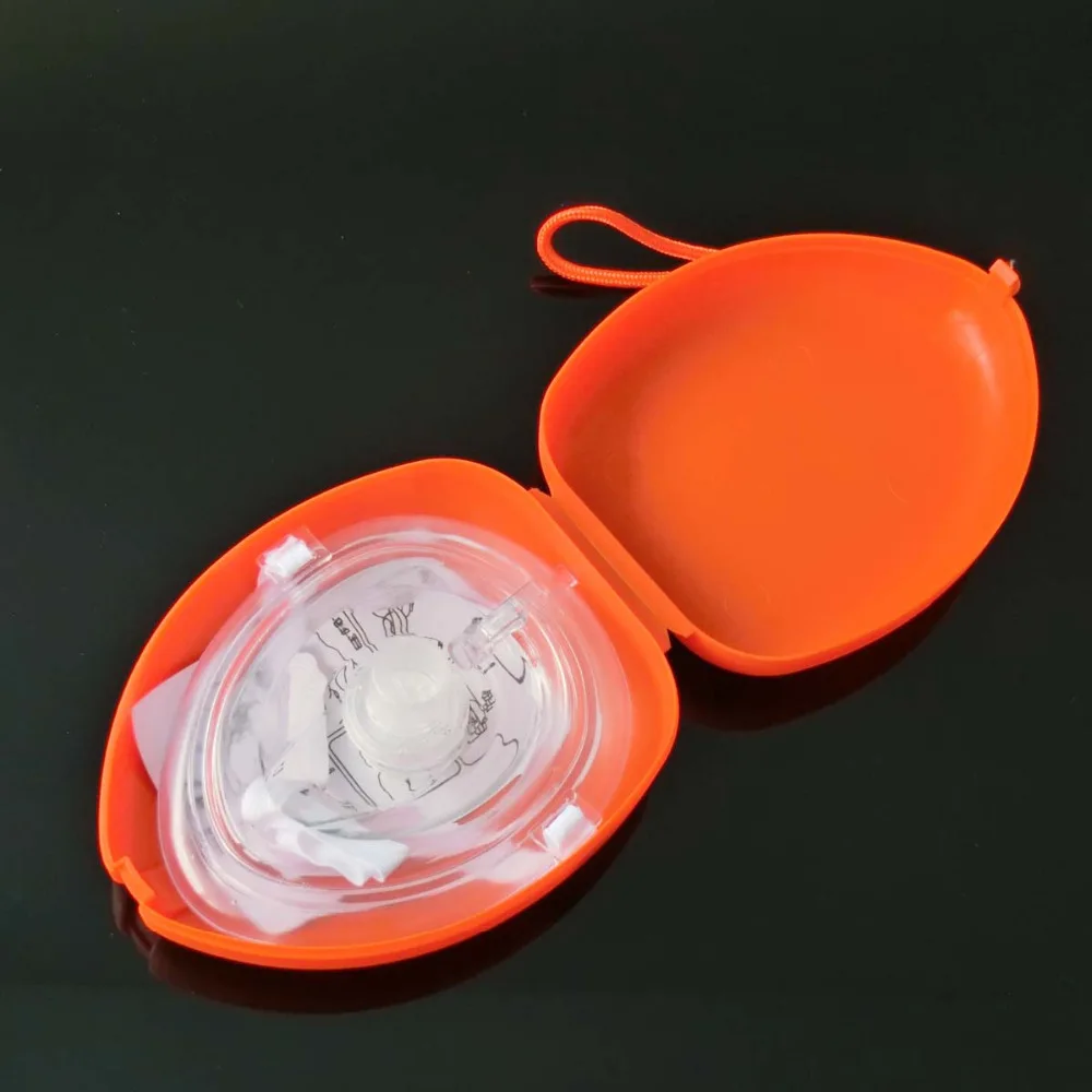 Смесен цвят CPR Кардиопулмонална реанимация Спешна маска за лице Пациенти Защита от изтичане на срока Предотвратяване на кръстосана инфекция