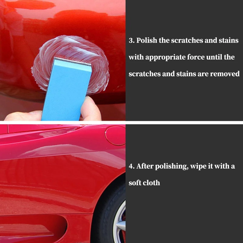 Car восък стайлинг тяло шлайфане съединение паста надраскване боя грижи автоматично полиране