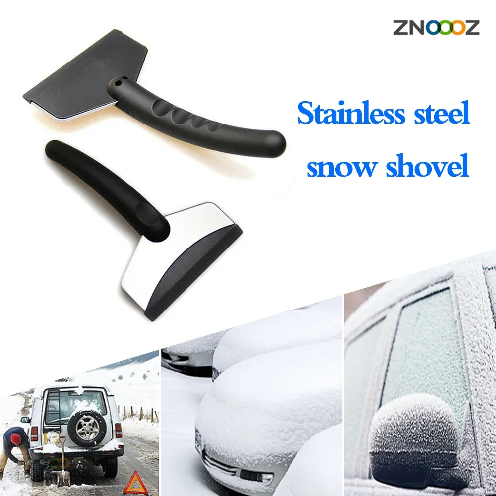 Издръжлив автомобил лопата за сняг кола предното стъкло снегопочистване скрепер лопата за лед прозорец почистване инструмент за всички аксесоари за автомобили отстраняване