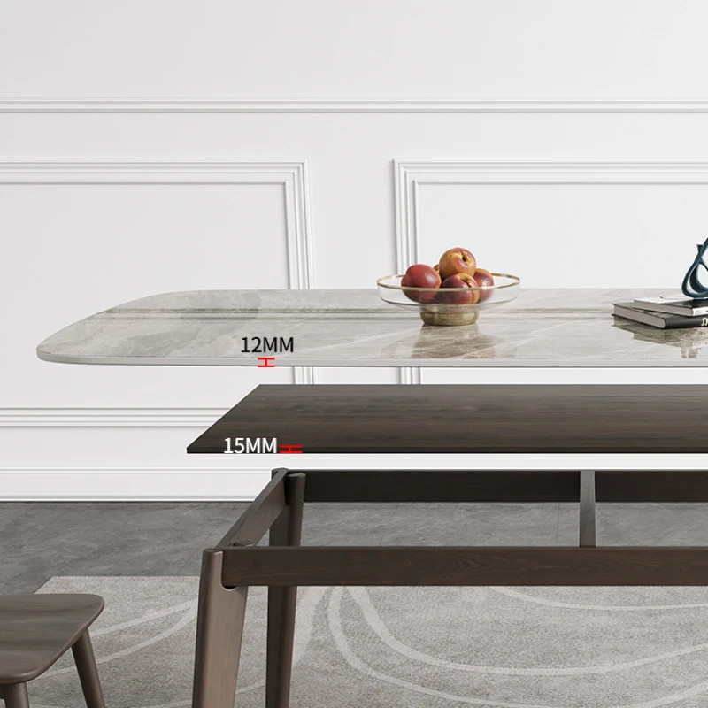 Slate Design Трапезни маси Всекидневна Кухня На открито Модерни трапезни маси Кафе Nordic Tavolo Pranzo Мебели за дома SR50DT