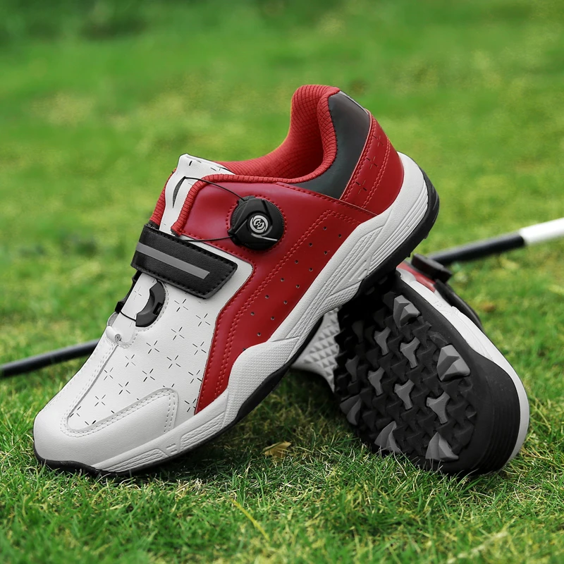 голям размер 35-47 Мъжки обувки за голф Дишащи тренировъчни маратонки Бързо завързване Унисекс голфър обувки Износоустойчиви голф маратонки