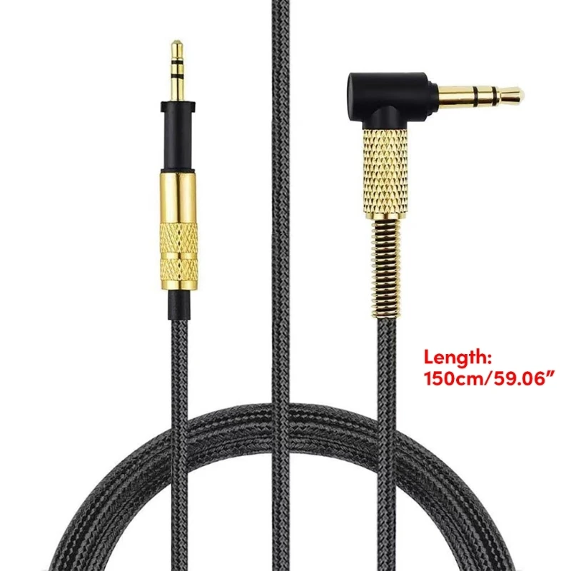 Качествена подмяна 2.5mm до 3.5mm кабел за K450 / 451 / 450 / 480 Q460 слушалки Засилено качество на звука Предаване Dropship