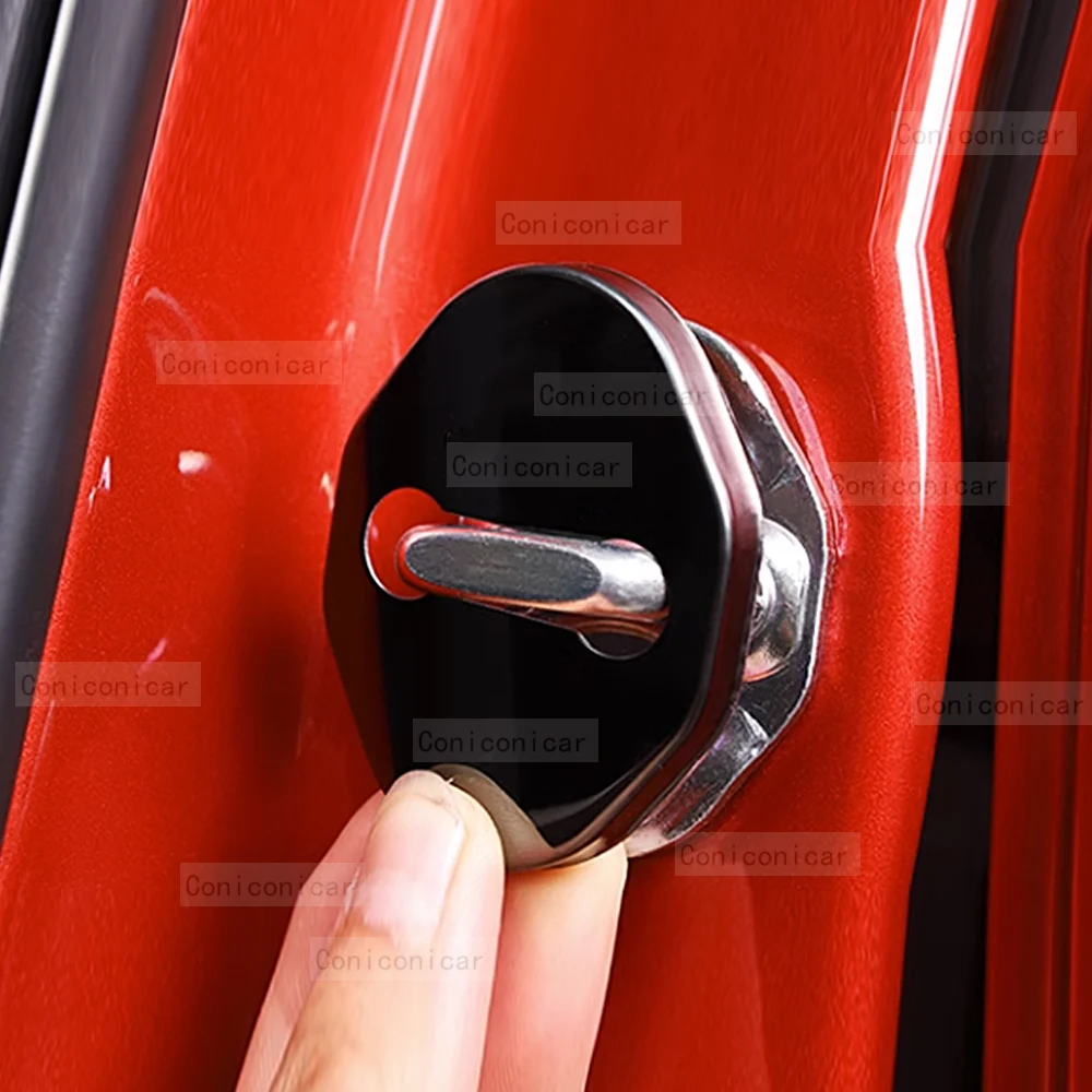 Auto Car Door Lock Protect Cover Emblems Case Декорация от неръждаема стомана за MAZDA 6 2016-2023 Аксесоари за защита