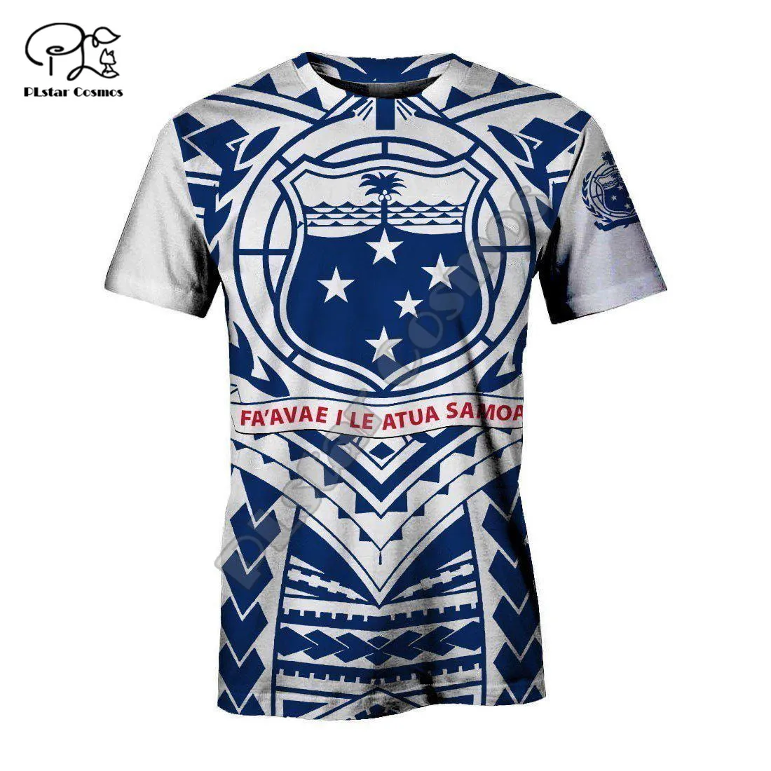 PLstar Cosmos Американска Самоа култура 3D печат 2021 Нова мода летни тениски Тениска с къс ръкав Мъже/жени Ежедневни улични облекла S26