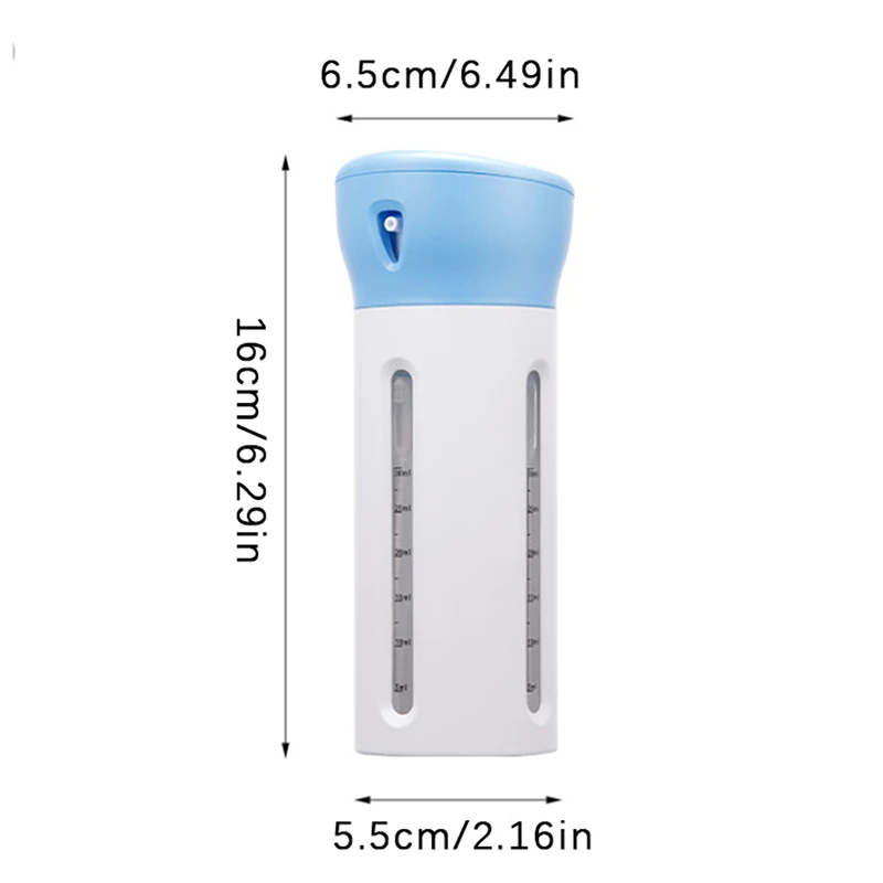 Travel Dispenser 4-In-1 Travel Bottles Leak Proof Toiletries Sub-bottle Refillable Shower Gel Soap Empty Container Kit