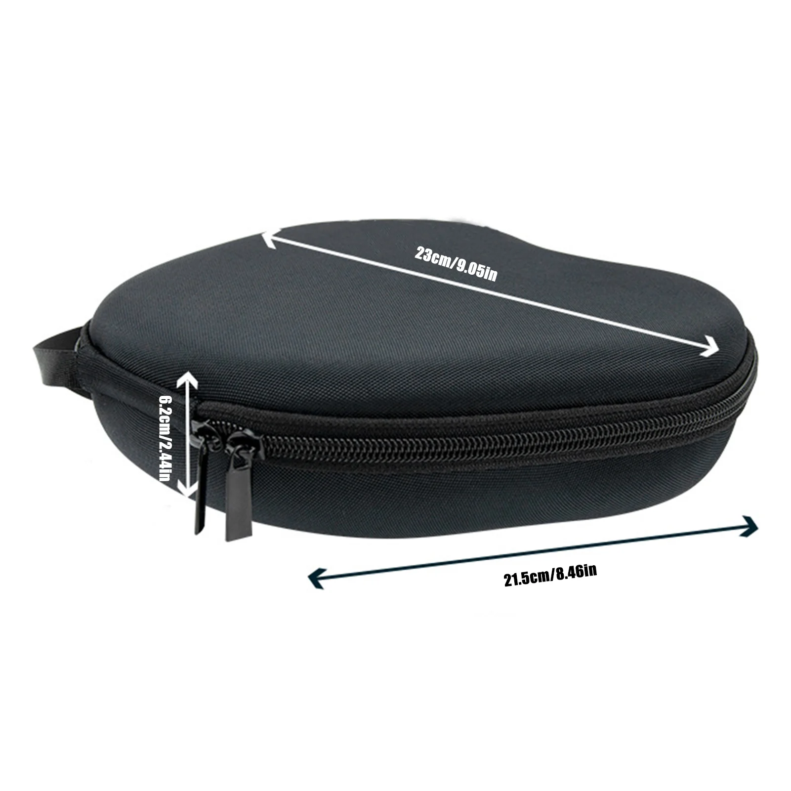 Travel лента за глава съхранение защитен капак двуглава цип слушалки чанта за поддържане на USB кабел и слушалки аксесоари