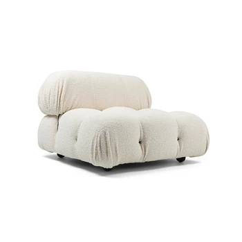 Fabric модулен диван малък апартамент хол онлайн знаменитост спалня диван стол