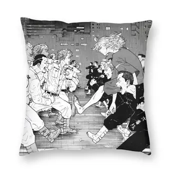 Персонализирани Токио Отмъстители Аниме Манга Квадрат Хвърли Възглавница Cover Начало Декоративни Manjiro Sano Draken възглавница покритие за диван