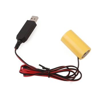 USB към 1.5V LR14 C батерия захранващ кабел за батерии за контролери за играчки Газов бойлер 95AF