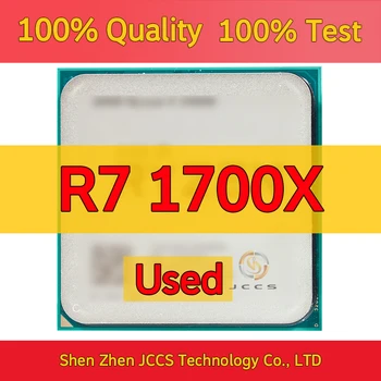 Използван Ryzen 7 1700X R7 1700X 3.4 GHz осемядрен процесор YD170XBCM88AE сокет AM4