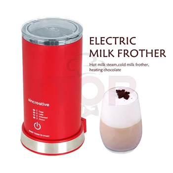 ITOP Electric Milk Frother 400W За горещо мляко на пара Студено мляко Frother Отопление Шоколадов блендер Миксер Кафе машина 110-220-240V