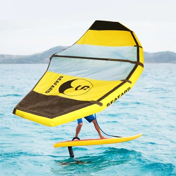 Сгъваем уиндсърф надуваем кайт кайтборд крило за вода / земя Flying Shortboard Funboard