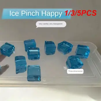 Creative Fidget играчка малък лед щипка прозрачен ясно декомпресия играчка подарък забавно отскок щипка антистрес за ръце играчка