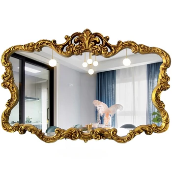 грим реколта декоративно огледало стена естетична баня спалня душ декоративни огледало голям Espejo Decorativo стая декор