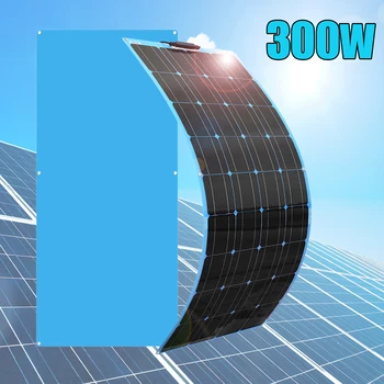 12v комплект слънчеви панели пълен 300w 150w гъвкава фотоволтаична панелна система за домашен кемпер кола покрив wareproof ЕС склад DHL