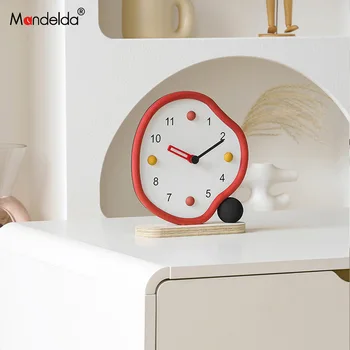 Mandelda Creative Clock Начало Всекидневна Декорация на работния плот Орнаменти Вино Кабинет TV Кабинет Коридор Декорации