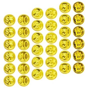 Интересен пиратски елемент Монети Събиране на игрални реквизити Домакински монети Играчки за монети Хелоуин декорация Детски фалшиви монени