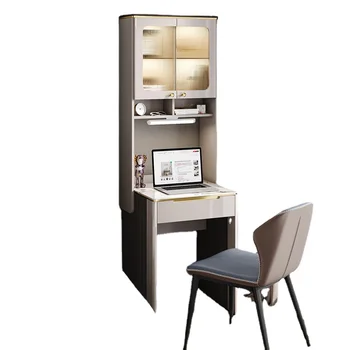 Xk Light Luxury Stone Plate Desk Bookshelf Интегрирана спалня Bedside Dresser Модерен минималистичен