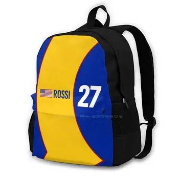 Индикар 2021-#27 3d печат дизайн раница случайни чанта състезателни моторни спортове автомобили състезателен шофьор състезател Индикар