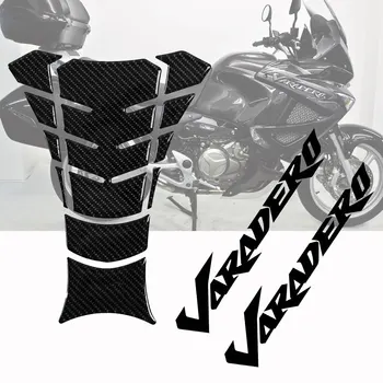 3D смола въглеродни влакна мотоциклет резервоар подложка протектор отразяващи емблема лого стикер за Honda XL125 XL250 XL1000 Варадеро стикери