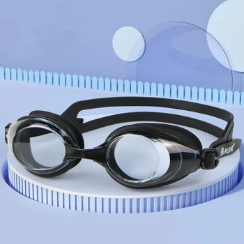 Очила за плуване Силиконови очила за плуване S за мъже жени възрастни гмуркане анти-мъгла UV очила плувен аксесоар