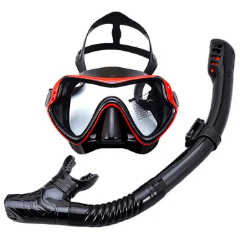 Професионална водолазна маска Костюм за гмуркане с шнорхел Силиконова пола за възрастни Очила против мъгла очила Оборудване за басейни