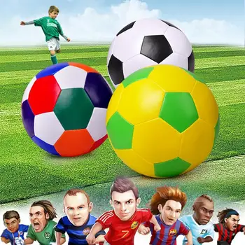 Мека вътрешна футболна топка Закрита спортна пълнена футболна топка за деца Износете устойчива мека футболна играчка за рожден ден Ден на детето