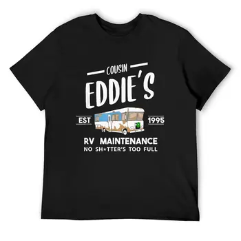 Братовчед Еди RV поддръжка тениска мъж реколта т ризи лято графичен тениска къси ръкави смешно извънгабаритни дрехи подарък