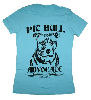 Pit Bull Advocate Дамска вталена тениска Slim Fit, Pit Bull Mom NWT