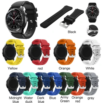Подходяща каишка за зъбно колело S3/за Galaxy Watch 46MM водоустойчива гривна за смарт часовник мода лента колан спортен маншет