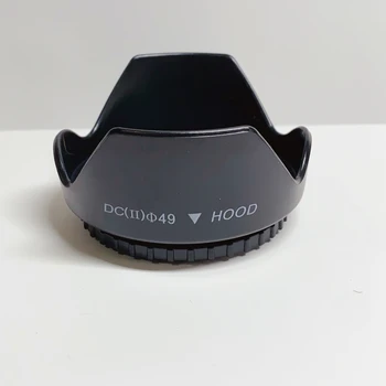 Универсален капак на обектива 49mm винт в лале венчелистче цвете филтър нишка камера Lente защита