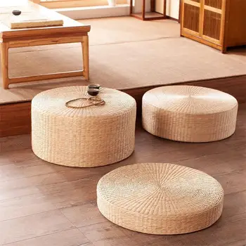 японски стил футон възглавница, трева мат, медитация медитация, татами ориз мат, домакинска възглавница, слама тъкани задните части мат, Bu