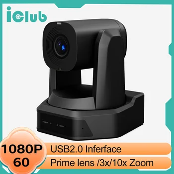 конференция PTZ камера фиксиране фокус 3 10X оптично увеличение видео уеб камера USB2.0 Full HD 1080P живо стрийминг камера за YouTube Skype