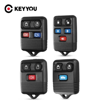 KEYYOU Fob капак за Ford Mustang Focus Lincoln LS Town Car Mercury Grand Marquis Sable 3/4/5 Buttons Remote Key Shell Case