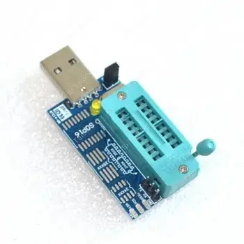 CH341 Bios Board MX25L6405 W25Q64 USB програмист LCD горелка Progammer за 24 25 Series