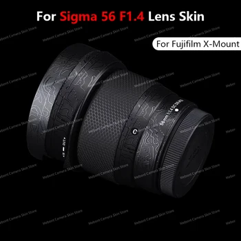 За Sigma 56 f1 4 fuji Skin 56mm F1.4 DC DN Lens Skin Anti-Scratch Protective Sticker Wrap Skin Green Film
