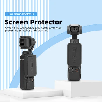 силиконов защитен капак камера екран протектор анти-сблъсък устойчив на надраскване действие случай за OSMO джоб 3 аксесоари
