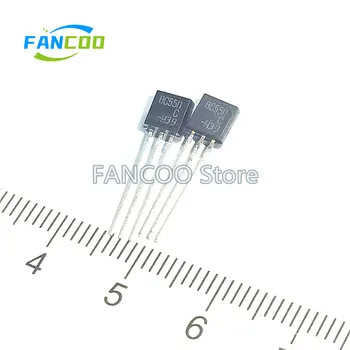 10PCS BC550C BC550 TO-92 HFE 420-800 BC550B NPN Транзистор с общо предназначение Меден крак