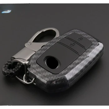 Калъф за ключ за кола за Toyota Hilux Rogue & Revo / Innova / Fortuner Keyless Remote Carbon Fibre Hard Case + Силиконов капак за ключ за кола