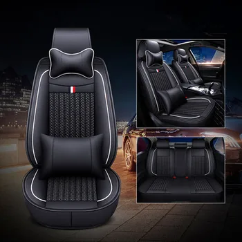 Най-високо качество! Пълен комплект калъфи за столчета за кола за Mitsubishi Outlander 2022-2013 5 места дишаща модна възглавница за седалка, Безплатна доставка