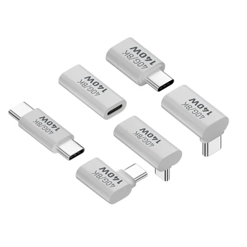 тип C адаптер USB конвертор удължител алуминиева сплав 140W 40G 8K60hz конектор