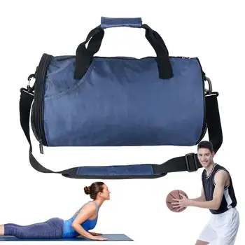 Малка чанта за мъже Чанта за тренировка Носете спортна чанта с обувка и мокро отделение Многофункционален водоустойчив малък фитнес Duffel