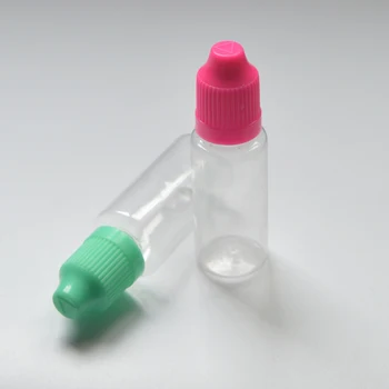 30pcs 20ml PET бутилка твърд пластмасов капкомер флакон за етерично масло течен празен буркан с капак за защита на детето и дълъг връх