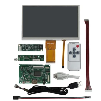 7 инчов многофункционален DIY монитор комплект LCD дисплей екран дигитайзер сензорен панел драйвер контролна платка аудио HDMI-съвместим