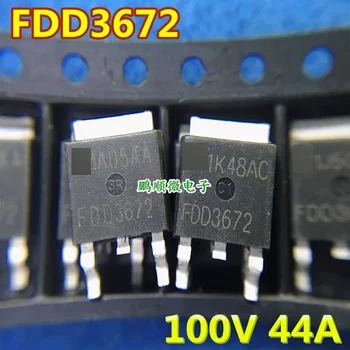 10PCS/1lot ИЗПОЛЗВАНИ FDD3672 Оригинален внос N-канал MOSFET 100V 44A TO-252
