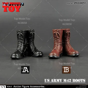 ZYTOYS ZY1027 1/6 мъжки обувки модел U.S. Army M42 бойни ботуши аксесоар модел годни 12 '' войник действие фигура тяло кукли играчка